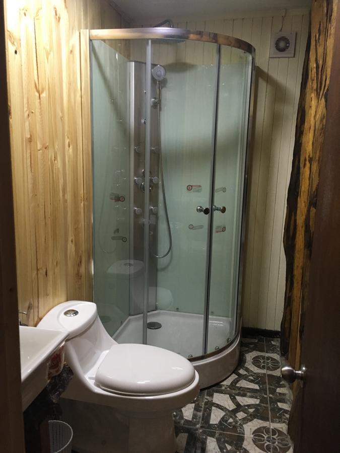 Hostal Plaza Chiloe Castro Dış mekan fotoğraf